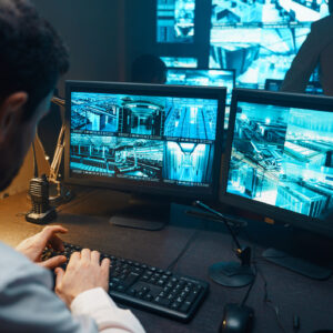 Photo showing video surveillance